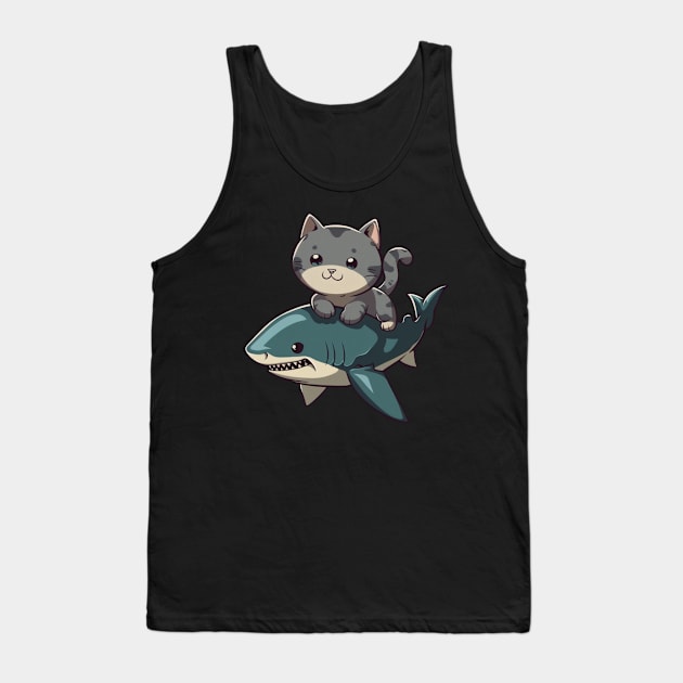 Shark Breeding Behaviors Tank Top by Terrence Torphy